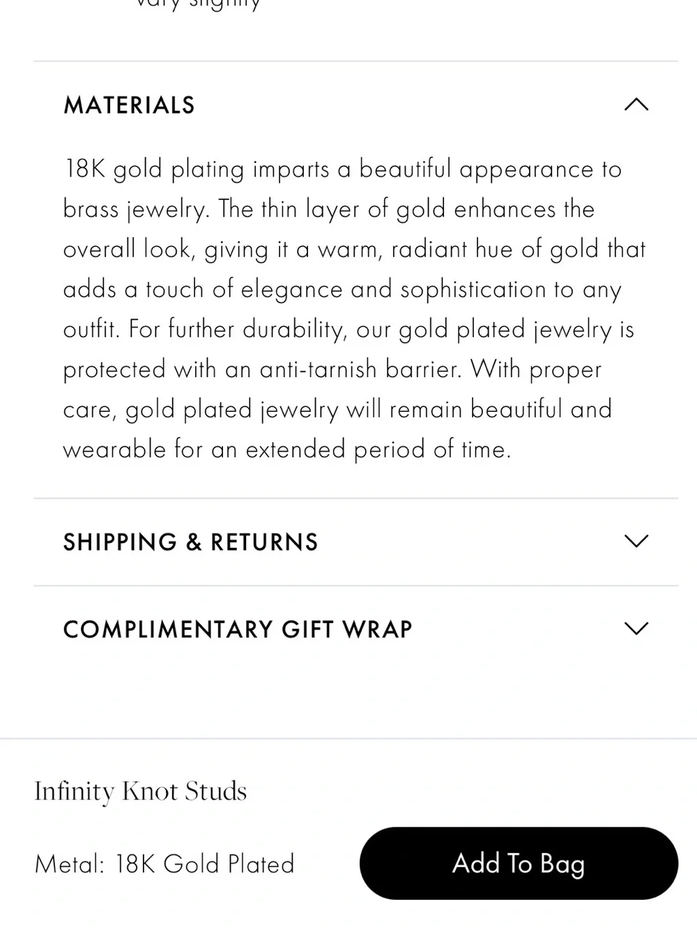 Gorjana Infinity Knot Studs